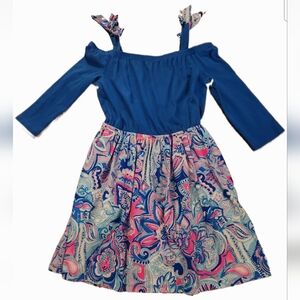 Lilly Pulitzer Off the Shoulder Girl dress L (8-10)